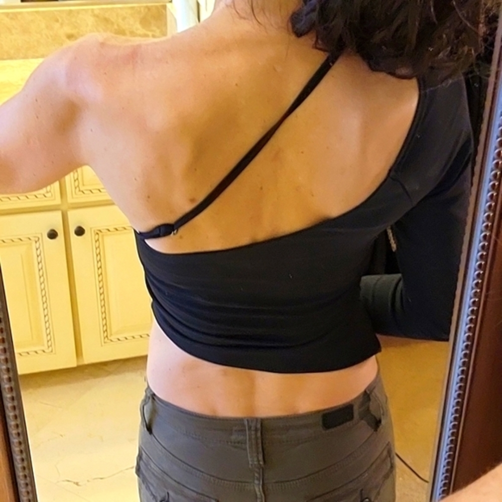 Tiger Mist Lazarus Black Asymmetrical Top, XS - Picture 13 of 16